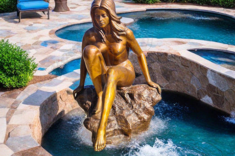 bronze nude female statue