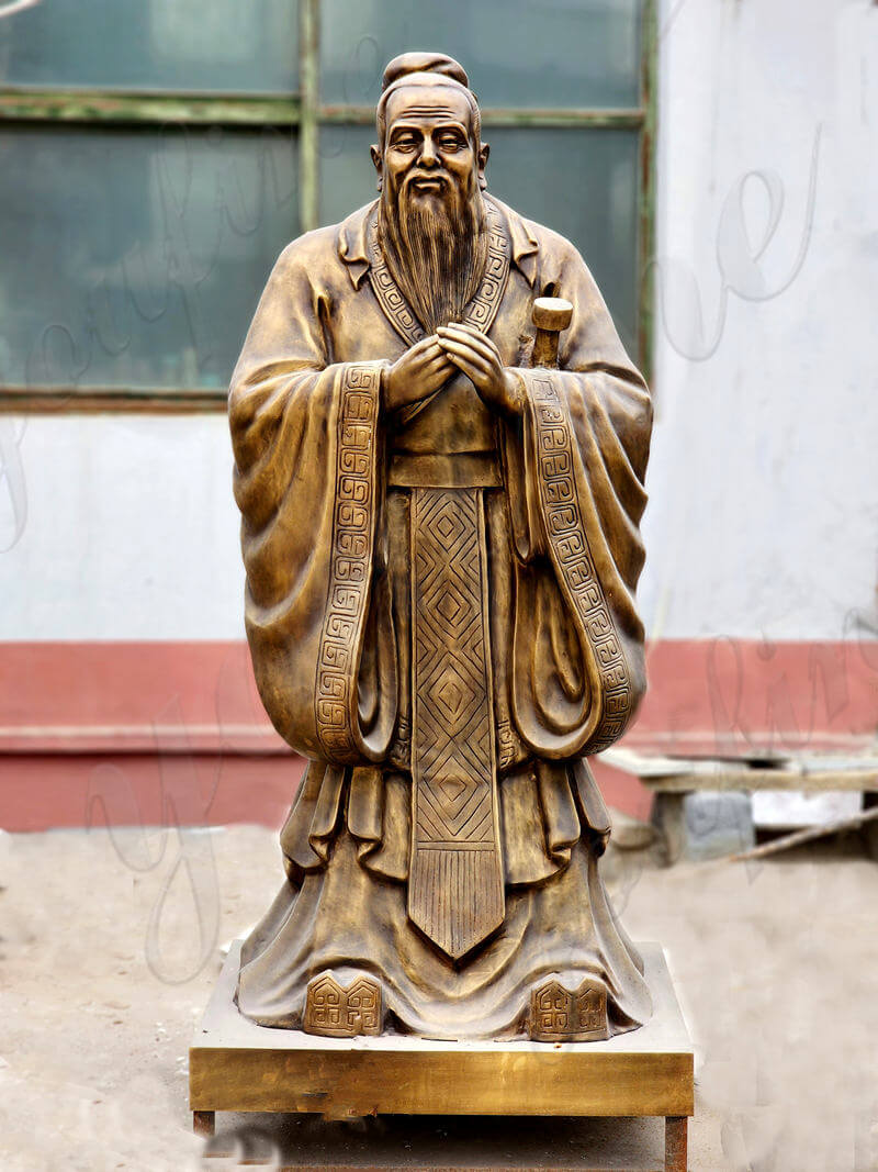 bronze-Confucius-sculpture